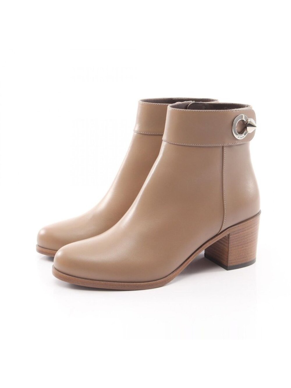 Fendi Boots Leather Beige